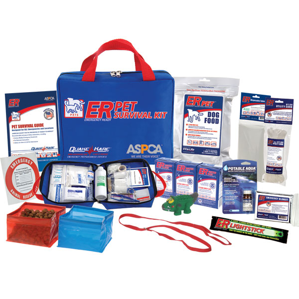 Emergency dog survival kit containing emergency supplies for your special l...